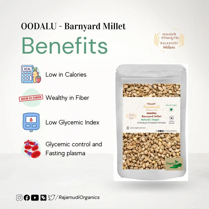 OODALU - Barnyard Millet | Rajamudi