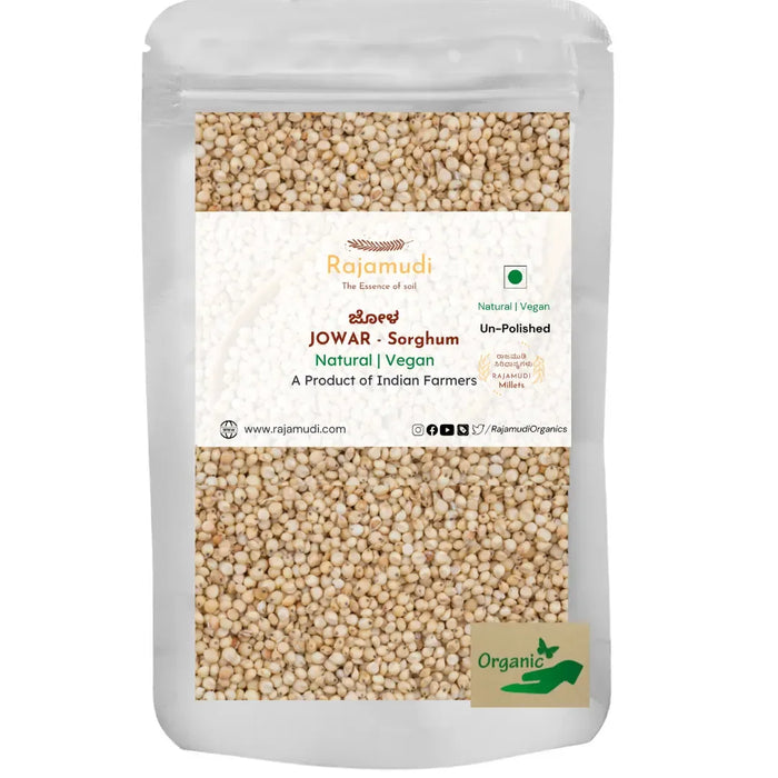 Organic Jowar - Sorghum - Rajamudi Millets