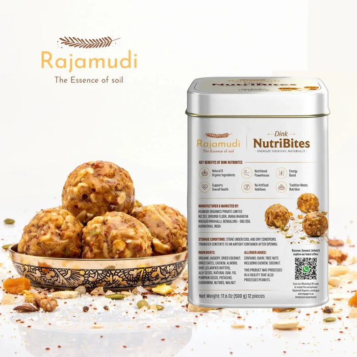 Rajamudi Dink NutriBites - Energize your day, Naturally - Rajamudi Organics