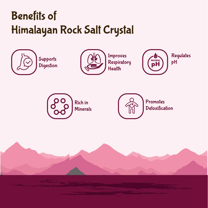 Purest Himalayan Rock Salt Free Flow: Nature's Salt Symphony (Sendha Namak)