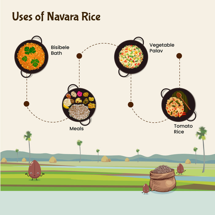 Kerala Medicinal Navara Rice - Organic Navara Rice by Rajamudi
