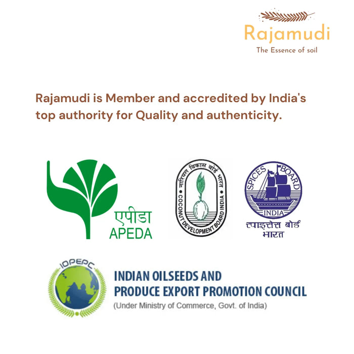 Organic Powder Jaggery - Dark Brown | Sulphate-free - Rajamudi Organics
