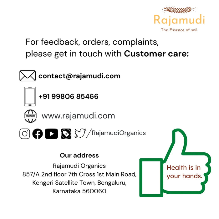 Rajamudi avalakki ( Poha )- Made from Authentic Organic Rajamudi rice | Rajamudi